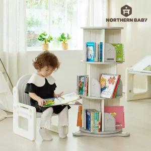 유아회전책장 3단 아기책장 책꽂이 키즈 