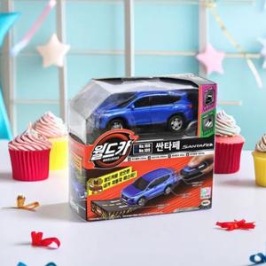 월드카 싼타페 블루 슈팅카 미니카 현대자동차 SUV 피규어 모형 산타페 장난감 No109
