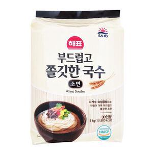 사조해표 부드럽고 쫄깃한 국수 소면 3kg x 1개