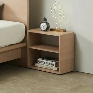 슬림 미니협탁 안방 낮은 틈새 침대옆선반 2단 400 침실테이블 작은협탁