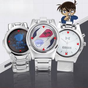 명탐정 코난 시계 럭키스톤 애니메이션 굿즈 레이저 LED 손목시계 이중탐정 LED