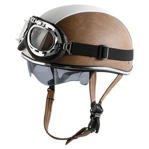 독일 군인 오토바이 헬멧 고글 레트로 반모 독일군 바이크