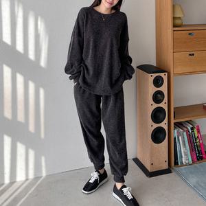  조거팬츠 티셔츠 트레이닝복 상하세트 빅사이즈 츄리닝 운동복  니트박스조거셋