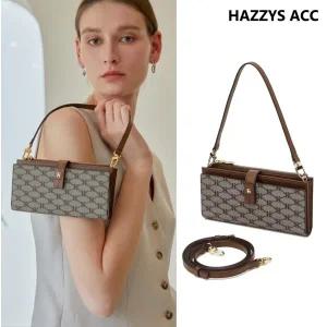 [롯데백화점]헤지스ACC [선물포장]시그니처패턴 핸드폰수납 장지갑 월릿백 HIWA5E895W2