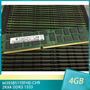 호환 삼성 RAM M393B5170FH0-CH9 4G 4GB 2RX4 DDR3 1333 PC3-10600R ECC REG 서버 메모리 1 개