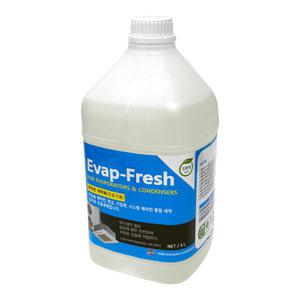 친환경 에어컨 세척제 에바후레쉬 4L 열교환기 핀 세척제 1개 알카리성