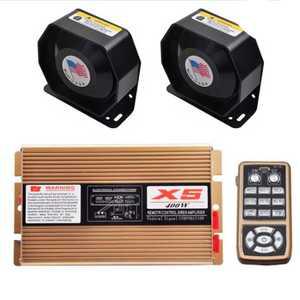 차량용 싸이렌 앰프 스피커 중장비 렉카차 경적 사이렌