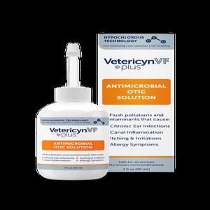 미국수의사 전용 베테리신 VF 강아지 고양이 귀 세정제  염증 외이염 냄새 귀청소 가려움증 자극완화