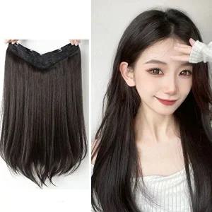 신상 여성 부분 긴가발 패션 헤어피스 똑딱이 반가발-WCCBE08