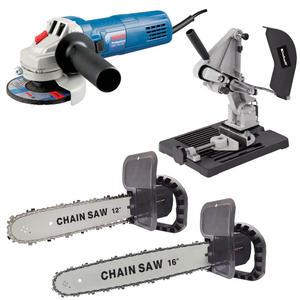 보쉬 GWS 750-100 앵글 그라인더 4인치 5인치 7인치 부착용 체인톱 핸드 부착형 전기톱 체인쏘 12인치 16인치 기계톱 전동 가지치기톱 가지톱 미니 그라인더톱 브라켓