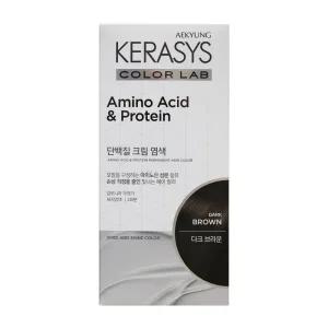 애경 케라시스 컬러랩 단백질 크림 염색 다크브라운 1개 염색약 헤어 아미노 프로틴