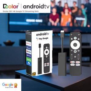크롬캐스트 Dcolor 구글 넷플릭스 스마트 안드로이드 TV 스틱 Amlogic S905Y4 2GB 16GB 지지대 듀얼 밴드 와이파이 4K 4G 5G GD1