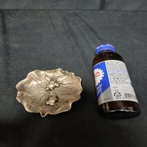 백동 연잎 개구리 향꽂이 지름9cm 단초마을 골동품/수집품/앤틱