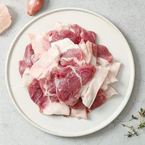 T_[숨비포크]제주 한돈 흑돼지 앞다리살 500g + 500g (두루치기용)