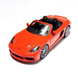 [브라고] 1:24 포르쉐 박스터 718 오렌지 다이캐스트 모형 오픈카