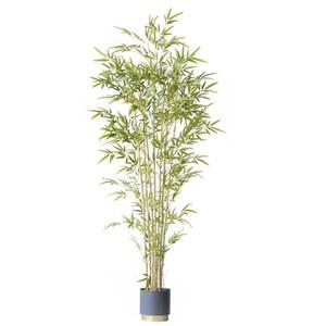 인조 대나무 조화 인테리어 조화나무 울타리 식물 50cm 정원 일식집