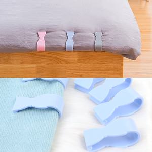 침대이불고정용 시트밀림방지집게 6p 이불집게 블루 핑크 그레이