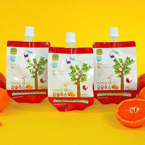 갤러리아 자연마을 국내산 감귤 착즙주스 100ml 30팩