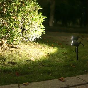 솔라뷰 9구 LED 태양광 정원등 웜색 산책로 잔디등