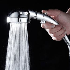 회전샤워기헤드 온오프스위치 각도조절 3단버튼식 절수샤워기