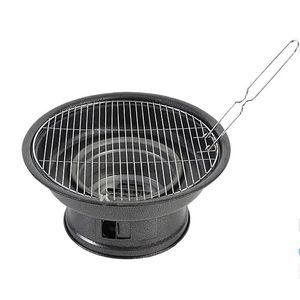 바베큐그릴 원형 35x15 숯통분리 내부숯통포함 대형 야외 펜션 숯불 캠핑 링