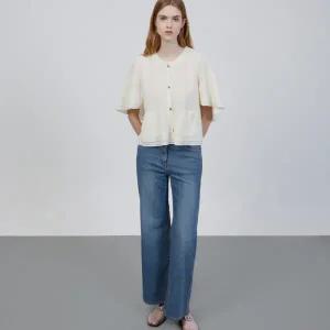 [롯데백화점]쥬크 훌 하프 슬리브 케이프 니트가디건 (Z252KSL010)