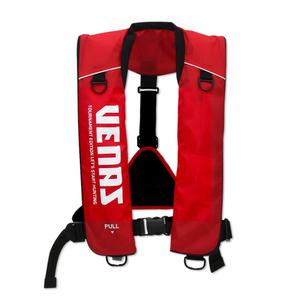 싸파 베나스 자동 팽창식 구명조끼 TMSAA21-AW 레드 낚시