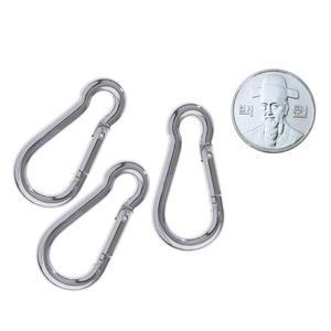 땅콩 강철 감성비나 카라비너 4mm 소형 16개