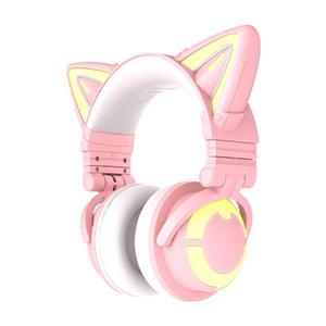 사운드헤드셋 PC방 방송 블루투스 무선 고양이 헤드셋