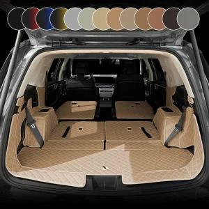 싼타페 (MX5) 자동차 트렁크매트 퀼팅 가죽 사이드 풀커버