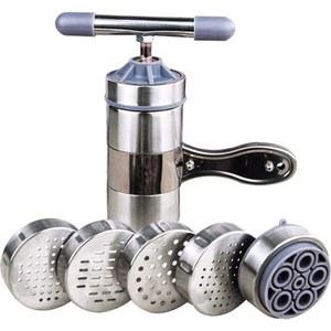 면뽑는기계 자가제면기 잔치국수 제면기 반죽 2종 스테인레스 5구형 프레스 몰드