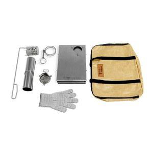 티타늄 MINI 캠핑용 가벼운 접이식 POMOLY 포몰리화목난로 TI