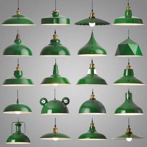 전등갓 녹색 모델 램프 식탁등 천정 31CM 01 샹들리에 그린