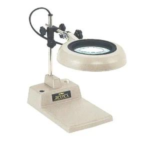 128-0101 조명확대경스탠드식 SKKB-2X 2X/220V(FCL-20W) 돋보기 측정 정밀 부품검사