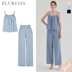 [블루레이스] [2SET]셔링 나시 블라우스+팬츠_B5M1BL5741