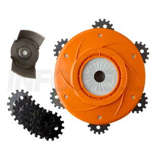 슈퍼 붕붕이 호미왕 벌초 잡초 잔디 깍기 기계 무선 충전 전기 제초기 칼 날 호미 날 예초기 1세트