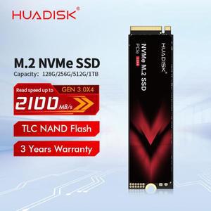 HUADISK 노트북 데스크탑용 SSD M2 NVME 128GB 256GB 512GB 1TB M.2 2280 PCIe 3.0 SSD Nmve 내부 하드 디