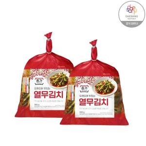 [보리보리/종가집]종가집 열무김치 900gX2개