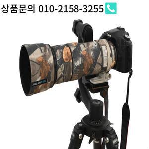 ROLANPRO 렌즈 위장 코트 캐논 EF 100-400mm f4.5-5.6 L IS USM 보호 슬리브 커버 건 케이스