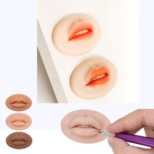 [MEK0PO20_56]입술 젤리 반영구연습 고무판 입체 타투 5P