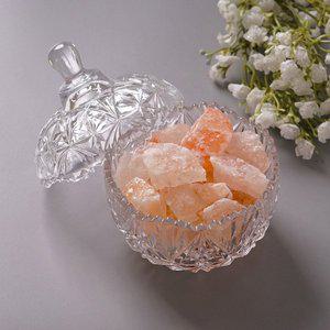 [아침향기]크리스탈 소금 단지 히말라야 핑크솔트 재물운 풍수 액막이 집들이 현관