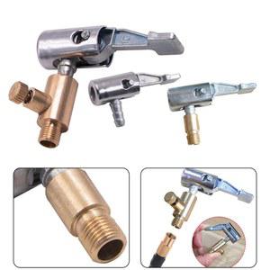 자전거 공기 노즐 타이어 주입기 펌프 휴대용 에어 밸브 커넥터 어댑터 빠른 풍선