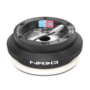 NRG 이노베이션스 NRG-SRK-110H 레이싱 스타일 스티어링 휠 퀵 릴리스 숏 허브 어댑터 6 X 70mm 볼트 패턴 블랙 바디