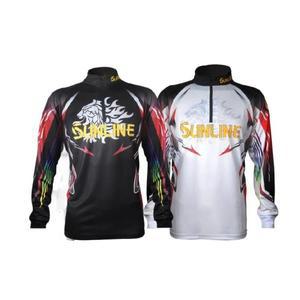 SUNLINE 낚시 의류 남성 통기성 태양 자외선 차단 야외 운동복 정장 셔츠