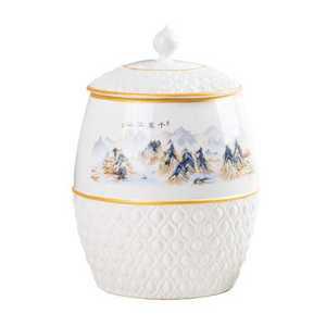 도자기 쌀항아리 쌀통 옹기 쌀독 잡곡 소금 보관통