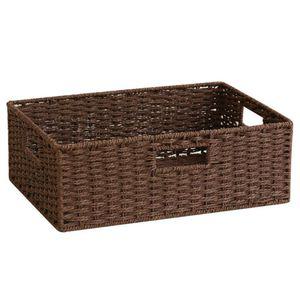 정사각형 수납바구니 수납함 라탄 사각 정리함 바구니