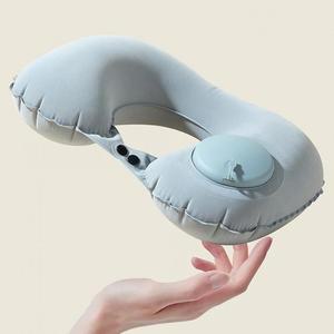 휴대가 편한 에어 목베개 차량용 기내용 여행 목쿠션 FM981