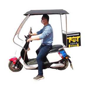 삼륜차 캐노피 전기 오토바이 방수 우산 지붕 차양막