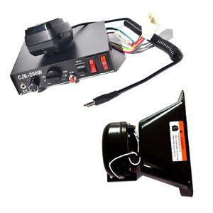 렉카 사이렌 미니큐브 앰프 자동차 긴급 출동 경적 스피커 차량용 싸이렌