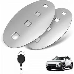 엠블럼 스티커 로고 튜닝 베스트이브모드 모스 부호 현대 코나 및 전기 EV 2024 2025 액세서리 ABS 배지 전